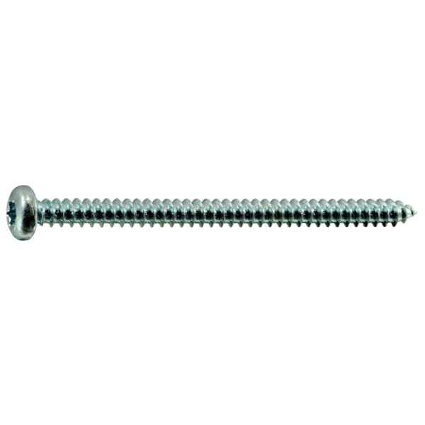 Midwest Fastener Sheet Metal Screw, #6 x 2 in, Zinc Plated Steel Pan Head Torx Drive, 20 PK 36997 - main